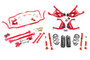 UMI Performance ABF806-2-R - 68-72 GM A-Body Handling Kit 2in Lowering Stage 3.5 - Red