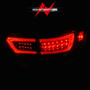Anzo 311439 - 11-13 Jeep Grand Cherokee LED Taillights w/ Lightbar Black Housing/Clear Lens 4pcs