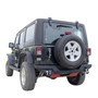 Paramount Automotive 81-10400 - 2007-2018 Jeep Wrangler JK Jeep Rear Bumpers
