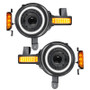 ORACLE Lighting 5886-023 - 2021+ Ford Bronco Oculus  Bi-LED Projector Headlights - Amber/White Switchback