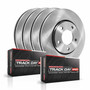 PowerStop TDSK7280 - Track Day Spec High-Performance Brake Pad and Rotor Kit