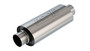 Borla 4ALEXR1993 - Universal Muffler 5in. x 6.25in. X 13.5in. Body 18.5in. OAL 3in I.D. In/Out Brushed T-304