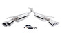 XFORCE ES-CC17-VMK-CBS - Chevrolet Camaro LTG 4CYL Turbo 2016- 3" Stainless Steel Cat Back System with Dual Varex Mufflers; Exhaust System Kit