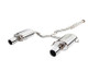XFORCE ES-SL05-CBS - Subaru Legacy GT 2004-2009 3" Cat-Back System With Dual Side Oval Muffler; Exhaust System Kit
