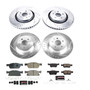 PowerStop K8975 - Power Stop 17-20 Lincoln Continental Front & Rear Z23 Evolution Brake Kit