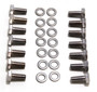 Trans-Dapt Performance 9692 - 5/16 - 18 X 3/4 GRADE 5 TRANSMISSION BOLTS; HEX HEAD (14PCS)- CHROME