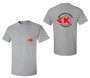 Kooks TS-1006451-01 - Grey Pocket T-Shirt - Medium