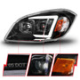 Anzo 121573 - 05-10 Chevrolet Cobalt / 07-10 Pontiac G5 LED Projector Headlights w/ Seq Black Housing