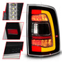 Anzo 311471 - 09-18 Dodge Ram 1500 Sequential LED Taillights Black w/Switchback Amber Signal