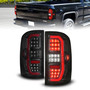 Anzo 311465 - 14-18 GMC Sierra 1500 Full LED Taillights Black Housing Smoke Lens (w/C Light Bars)