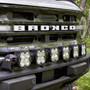 Baja Designs 447768 - 6 XL Linkable Light Bar Kit Plastic Bumper Mount 21-Up Ford Bronco