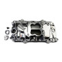 Edelbrock 2161-CP - Performer 2-O Manifold for 1965-90 B/B Chevy Oval Port Heads, Chrome Plasma