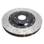 DBA 5000 Series Black Hat Two Piece Drilled & Slotted Brake Rotor (Front) - 2005-2006 Pontiac GTO - 52020BLKXS