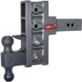 GEN-Y Hitch GH-924 - Gen-Y Mega Duty 2.5in Shank 6in Offset Drop 21K Hitch w/GH-061 Dual-Ball/GH-062 Pintle Lock