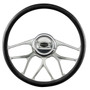 Billet Specialties 34007 - Steering Wheel 1/2 Wrap 15.5in BLVD 07