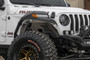 Addictive Desert Designs D96164400NA - 2018 Jeep Wrangler JL Raw Aluminum Rock Fighter Front Inner Fender Liner