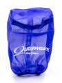 Outerwears 10-1010-02 - Air Filter Wrap - Pre Filter - Round - 3.5 in Diameter - 6 in Tall - Top -  Logo - Polyester - Blue - Each