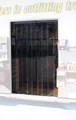 Pit-Pal Products TVS4X7 - Door Strip Vinyl 4ft x 7ft Tinted Amber