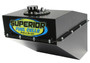 Superior Fuel Cells SFC16T-BL - Fuel Cell and Can - 16 gal - 20.75 in Deep x 16.5 in Wide - 10 AN Male Outlet - 8 AN Male Return - 6 AN Rollover Valve - Steel - Black Powder Coat - Dirt Late Model / Modified - Each
