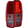 Anzo 311071 - 2005-2008 Nissan Frontier LED Taillights Red/Clear