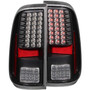 Anzo 311127 - 2008-2015 Ford F-250 LED Taillights Black