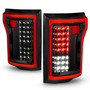 Anzo 311261 - 2015-2016 Ford F-150 LED Taillights Black