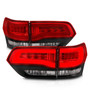 Anzo 311268 - 2014-2016 Jeep Grand Cherokee LED Taillights Red/Clear