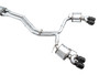 AWE 3015-43107 - 19-23 Audi C8 S6/S7 2.9T V6 AWD Touring Edition Exhaust - Diamond Black Tips