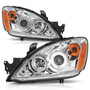 Anzo 121103 - 2004-2007 Mitsubishi Lancer Projector Headlights w/ Halo Chrome (CCFL)