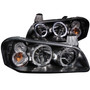 Anzo 121113 - 2002-2003 Nissan Maxima Crystal Headlights w/ Halo Black