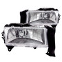 Anzo 111021 - 1997-2004 Dodge Dakota Crystal Headlights Chrome