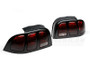 Raxiom 49124 - 96-98 Ford Mustang Tail Lights- Black Housing (Smoked Lens)