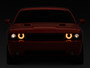 Raxiom CH3761 - 08-14 Dodge Challenger Halo Projctr Headlights w/Sequential Turn Signals-Blk Hsng(Clear Lens)