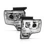 Anzo 111264 - 2009-2014 Ford F-150 Projector Headlights w/ U-Bar Chrome