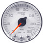 AutoMeter P30311 - 2-1/16 in. BOOST, 0-35 PSI, SPEK-PRO, WHITE/CHROME