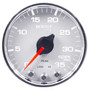 AutoMeter P30311 - 2-1/16 in. BOOST, 0-35 PSI, SPEK-PRO, WHITE/CHROME