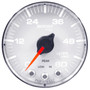 AutoMeter P304118 - 2-1/16 in. BOOST, 0-60 PSI, SPEK-PRO, WHITE/CHROME