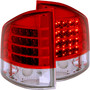 Anzo 311013 - 1995-2005 Chevrolet S-10 LED Taillights Red/Clear