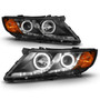Anzo 121460 - 2011-2013 Kia Optima Projector Headlights w/ Halo Black (CCFL)