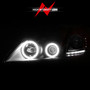 Anzo 121371 - 2005-2010 Pontiac G6 Projector Headlights w/ Halo Black (CCFL)