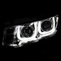 Anzo 121509 - 2014-2015 Chevrolet Camaro Projector Headlights w/ U-Bar Chrome