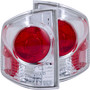 Anzo 211032 - 1995-2005 Chevrolet S-10 Taillights Chrome 3D Style