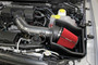 Spectre 9977 - 11-14 Ford F150 SVT Raptor V8-6.2L F/I Air Intake Kit - Polished w/Red Filter