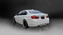 Corsa 12-14 BMW 335i Sedan RWD F30 3in Black Touring Dual Rear Single 3.5in Tip Cat-Back Exhaust - 14937BLK