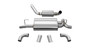 Corsa 18+ Jeep Wrangler JL 2.5in Dual Rear Turn Down Exit Touring Axle-Back Exhaust - 21015