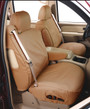 Covercraft SS2424PCTN - Polycotton SeatSaver Custom Front Row Seat Covers-Tan