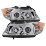 Spyder 5009012 - BMW E90 3-Series 06-08 Projector LED Halo Amber Reflctr Rplc Bulb Chrm PRO-YD-BMWE9005-AM-C