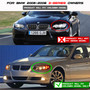 Spyder 5009012 - BMW E90 3-Series 06-08 Projector LED Halo Amber Reflctr Rplc Bulb Chrm PRO-YD-BMWE9005-AM-C
