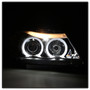 Spyder 5009012 - BMW E90 3-Series 06-08 Projector LED Halo Amber Reflctr Rplc Bulb Chrm PRO-YD-BMWE9005-AM-C