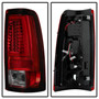 Spyder 5081933 - Chevy Silverado 1500/2500 03-06 Version 2 LED Tail Lights - Red Smoke ALT-YD-CS03V2-LED-RS